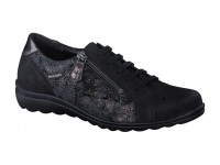 chaussure mobils lacets camilia bi-mat noir